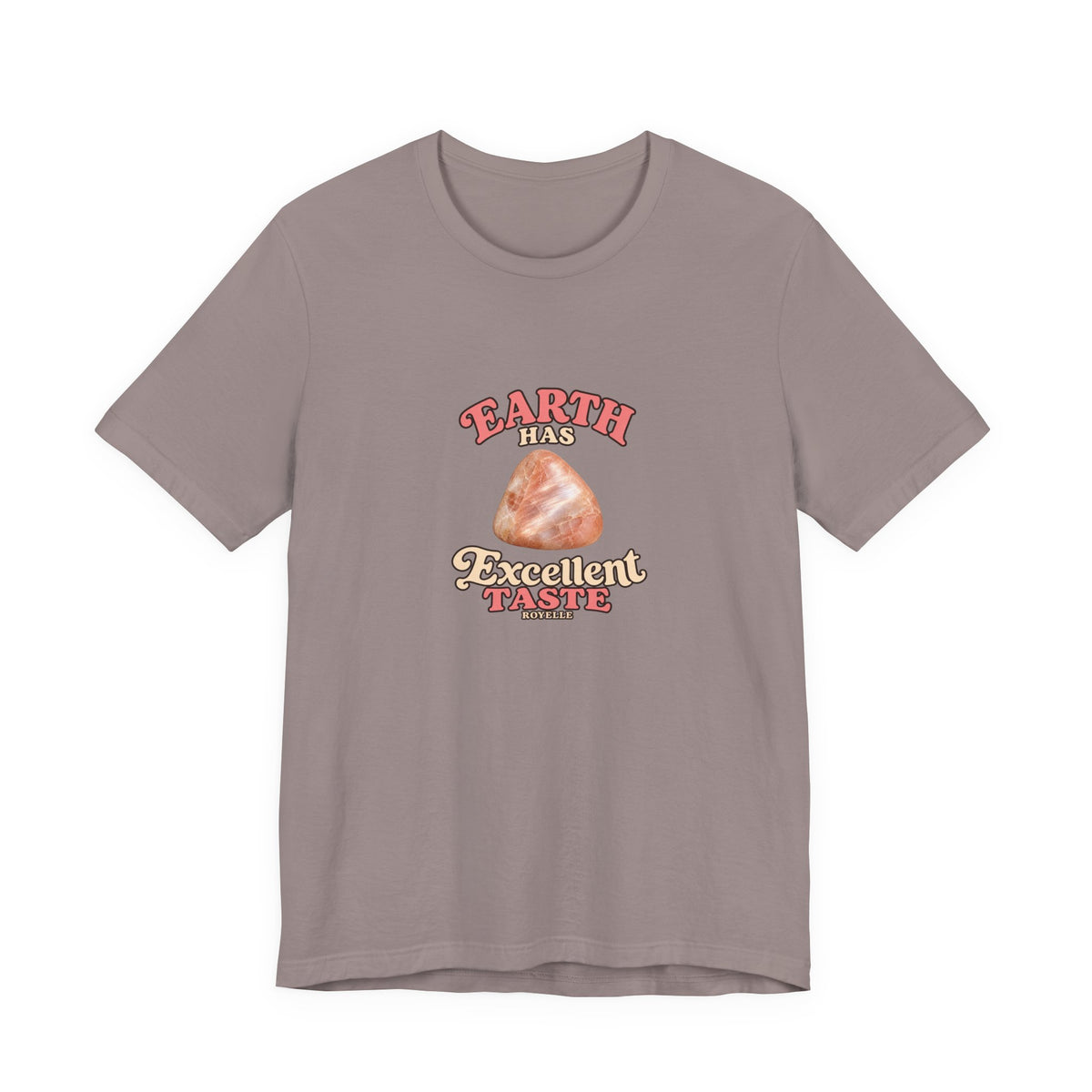 Earth Has Excellent Taste — Peach Moonstone Tee | Sandy Neutrals & Oranges