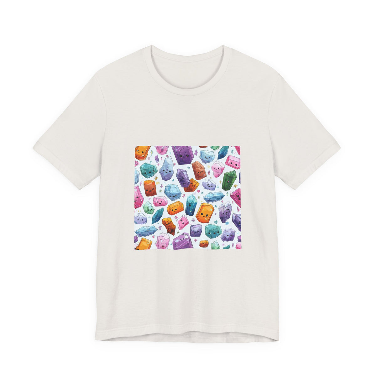 Pastel Crystal Friends T-Shirt | Light Neutrals