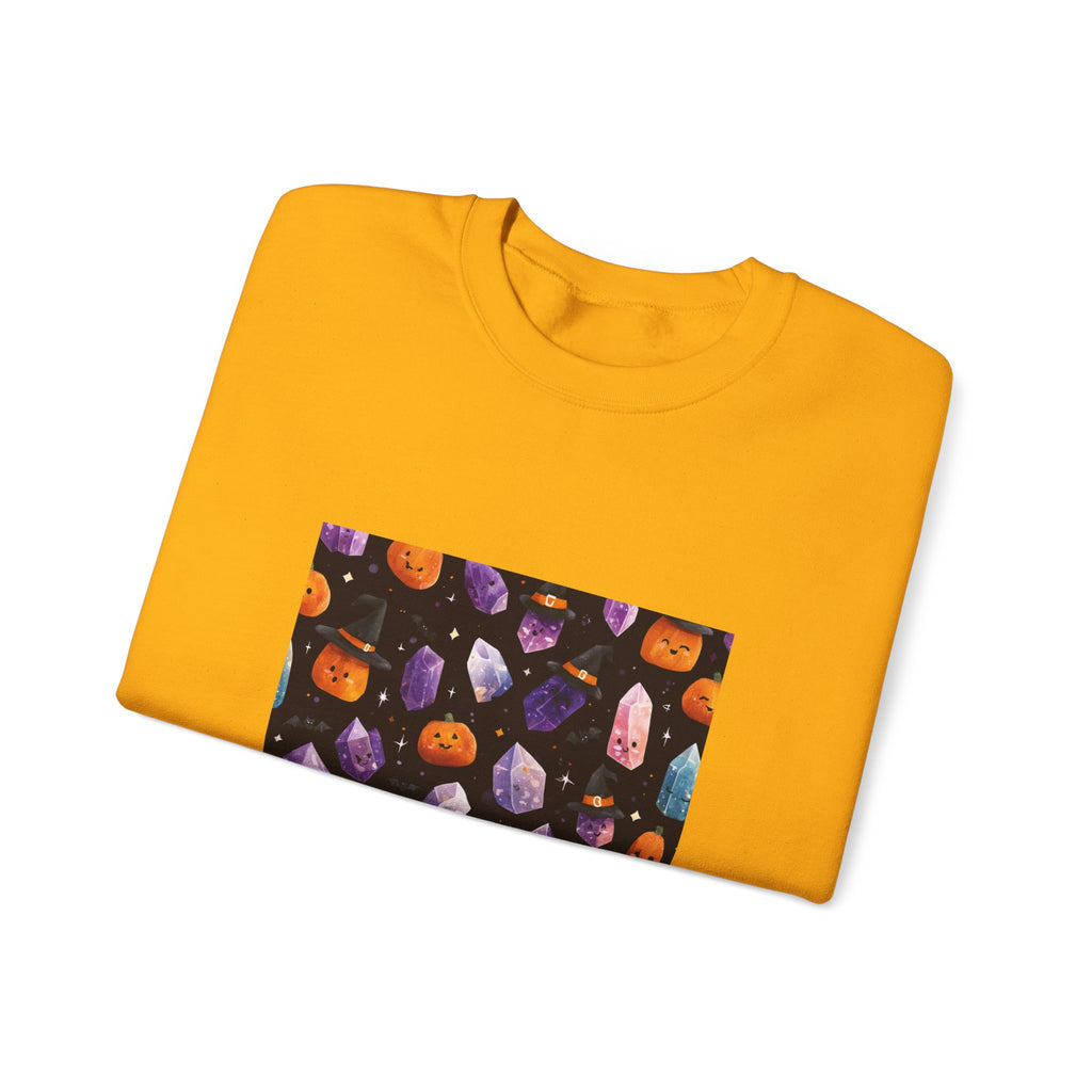 Halloween Crystal Party Crewneck | Earth Tones & Brights