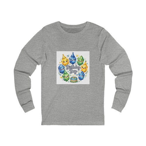 Birthday Boy Crystal Party Long Sleeve T-Shirt