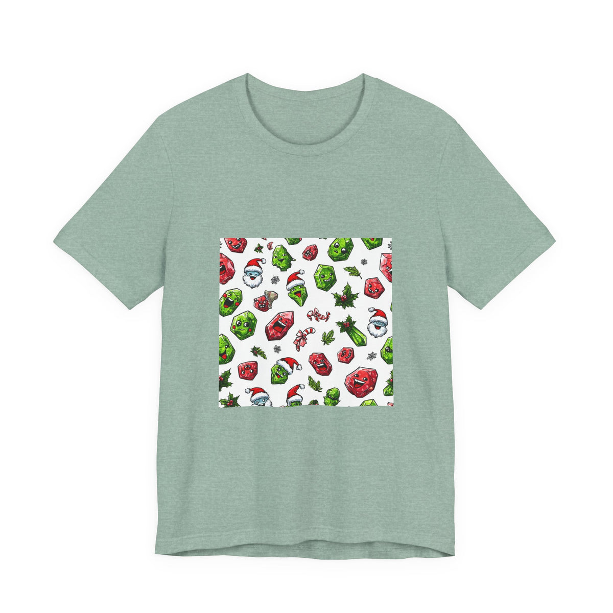 Christmas Crystal Cheer T-Shirt | Soft Blues