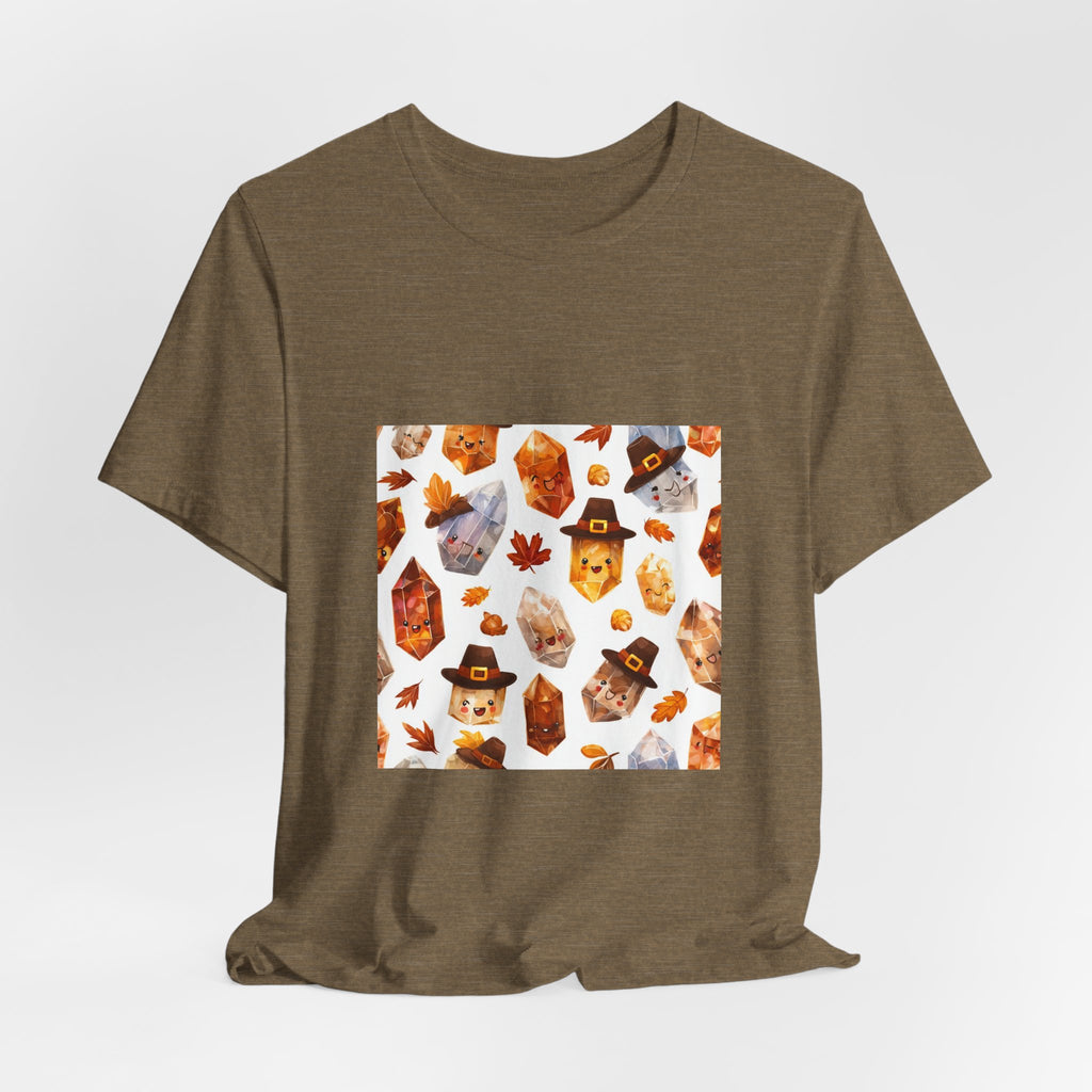 Thanksgiving Crystal Harvest T-Shirt | Greens