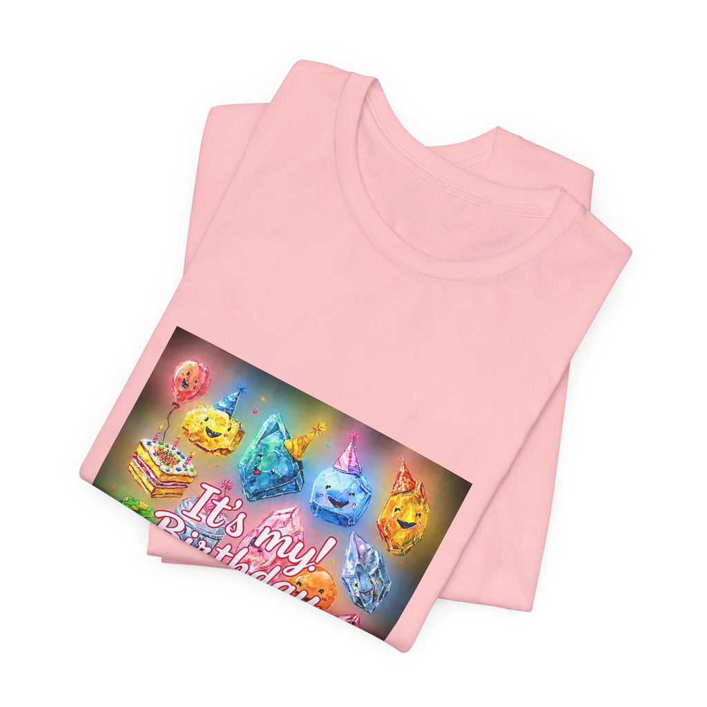 It's My Birthday Crystal Party T-Shirt | Pinks & Orchid
