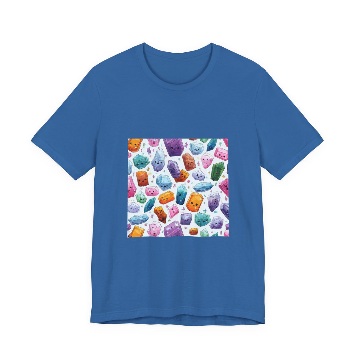 Pastel Crystal Friends T-Shirt | Soft Blues