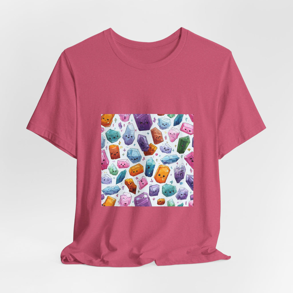 Pastel Crystal Friends T-Shirt | Dark Neutrals & Reds