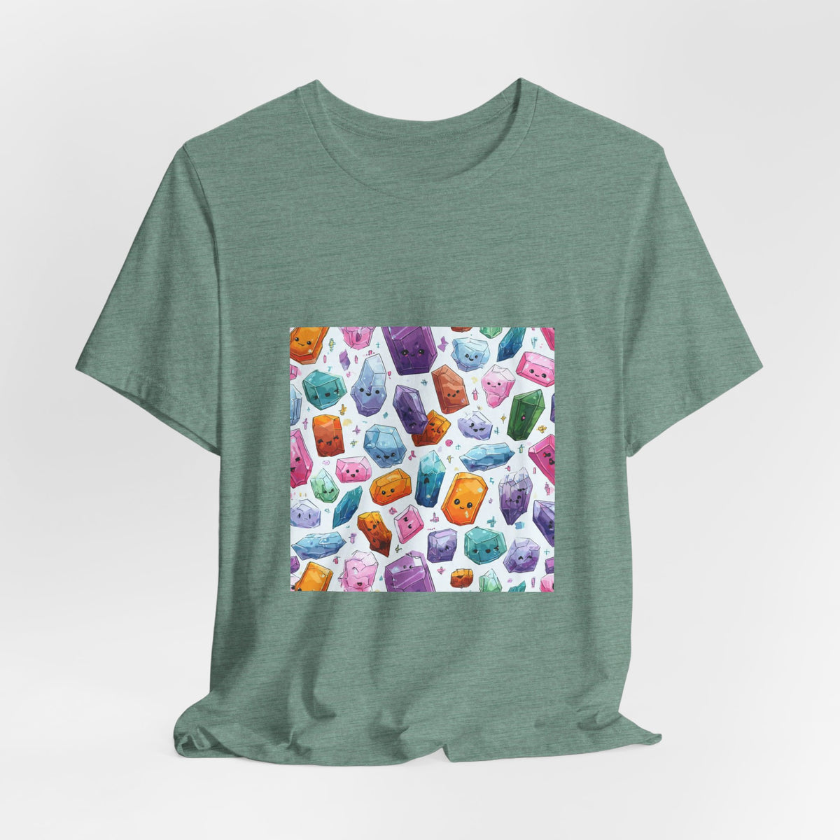 Pastel Crystal Friends T-Shirt | Forest & Ocean