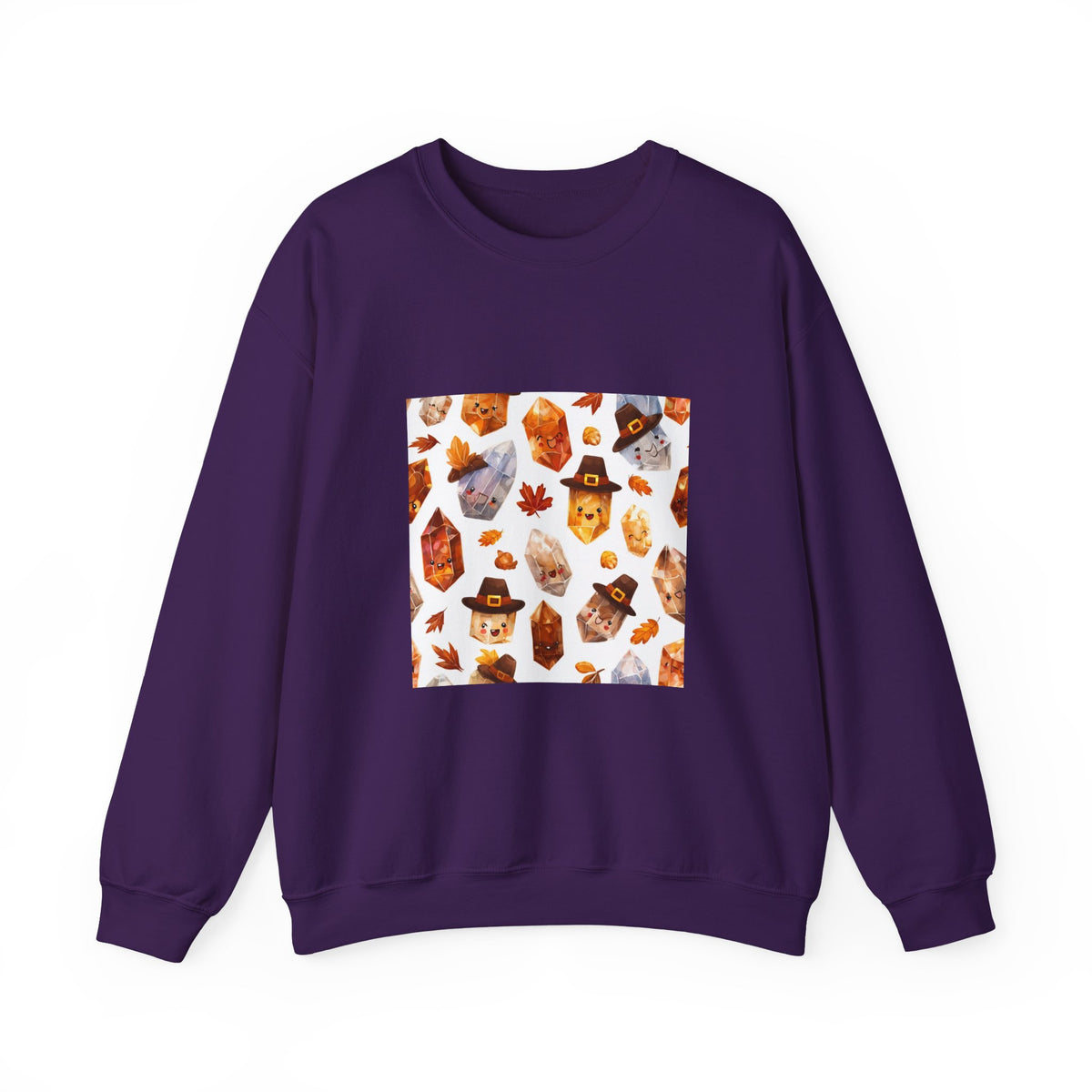 Thanksgiving Crystal Harvest Crewneck | Blues, Purples & Pinks