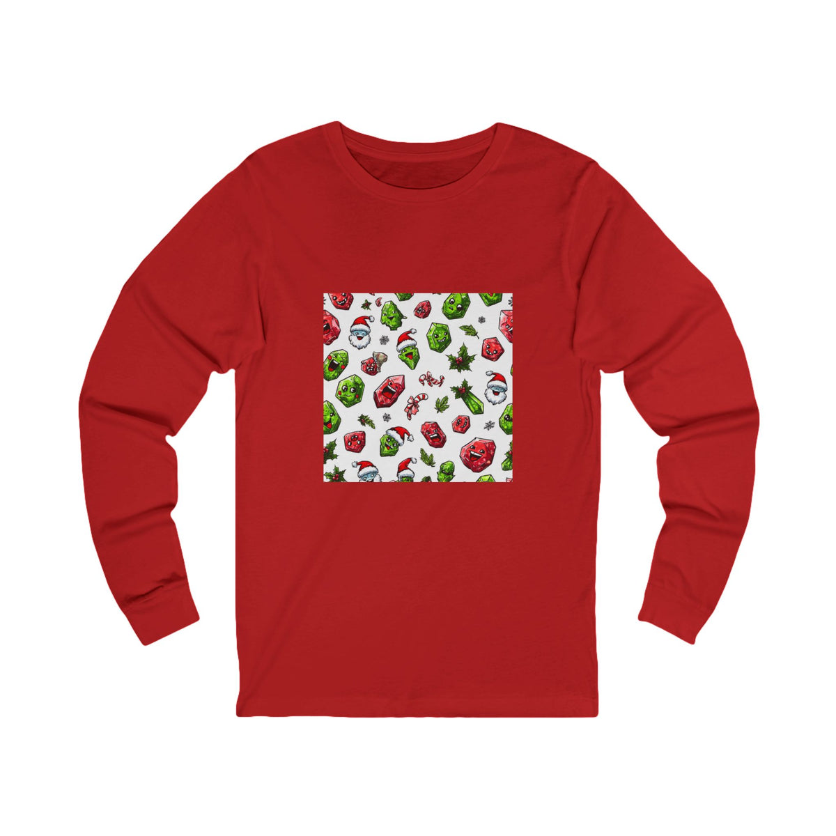 Christmas Crystal Cheer Long Sleeve T-Shirt