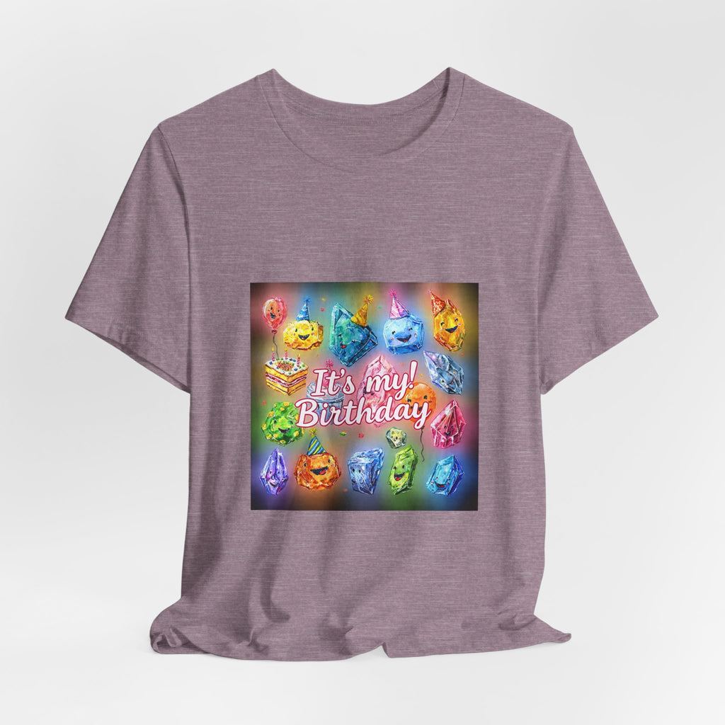 It's My Birthday Crystal Party T-Shirt | Royal, Navy & Purple