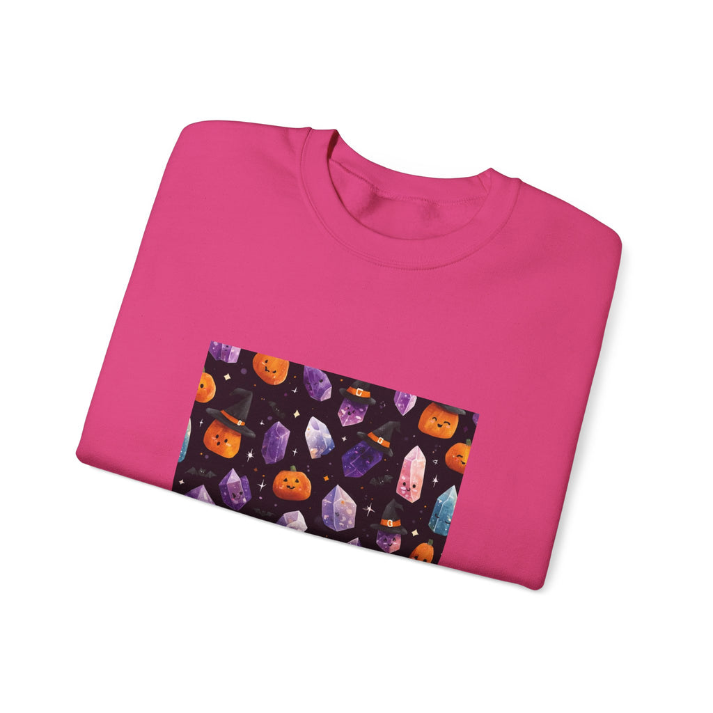 Halloween Crystal Party Crewneck | Blues, Purples & Pinks