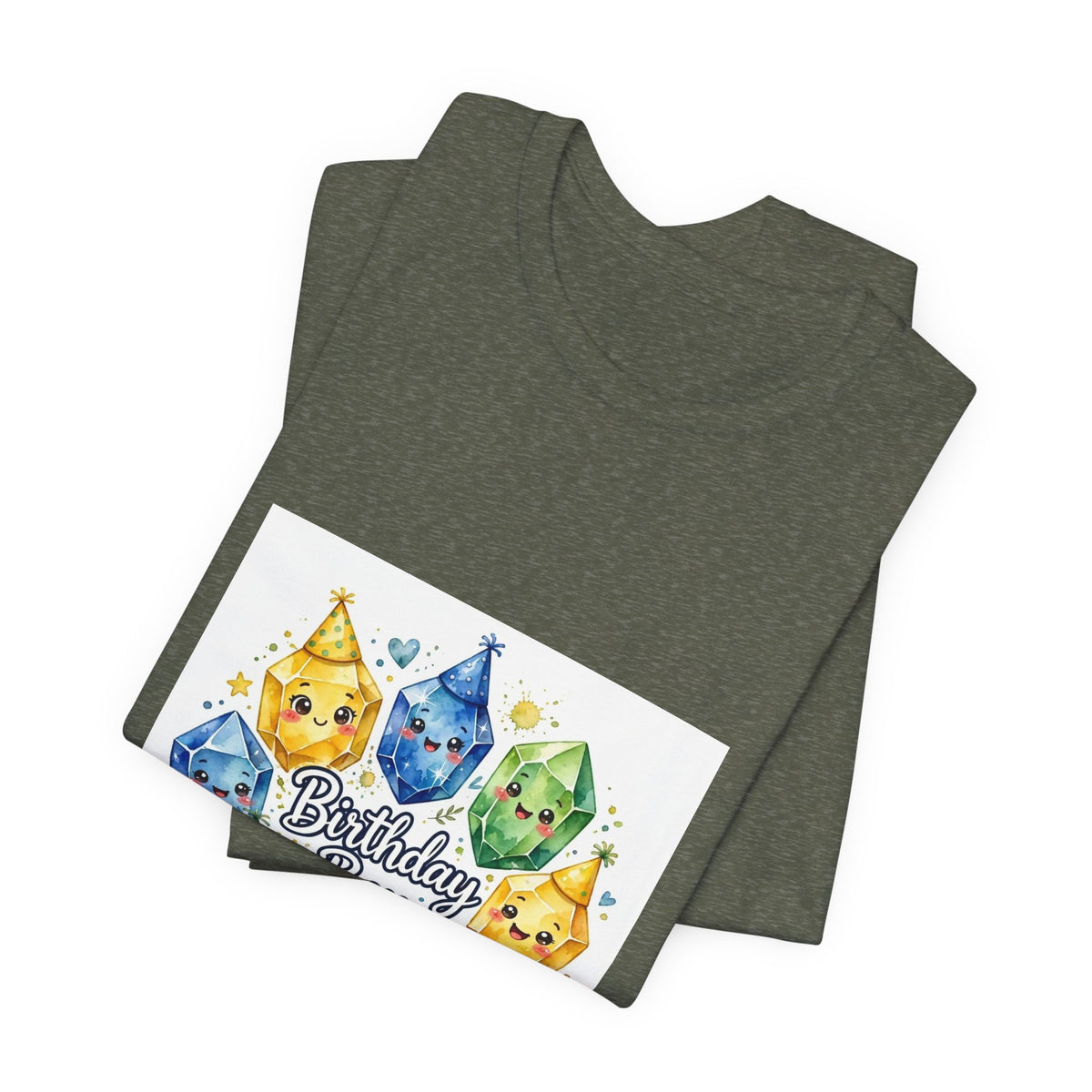 Birthday Boy Crystal Party T-Shirt | Greens