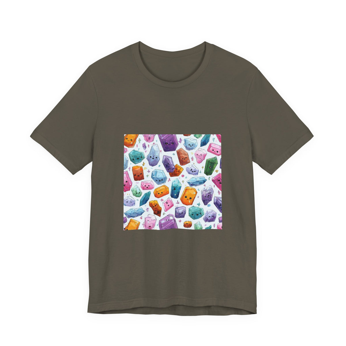 Pastel Crystal Friends T-Shirt | Greens