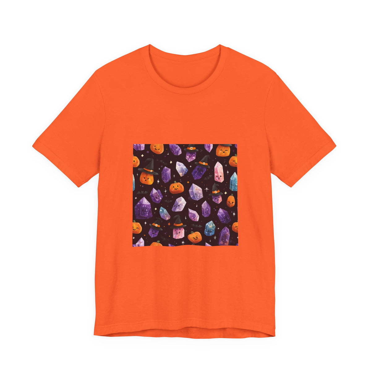Halloween Crystal Party T-Shirt | Sandy Neutrals & Oranges