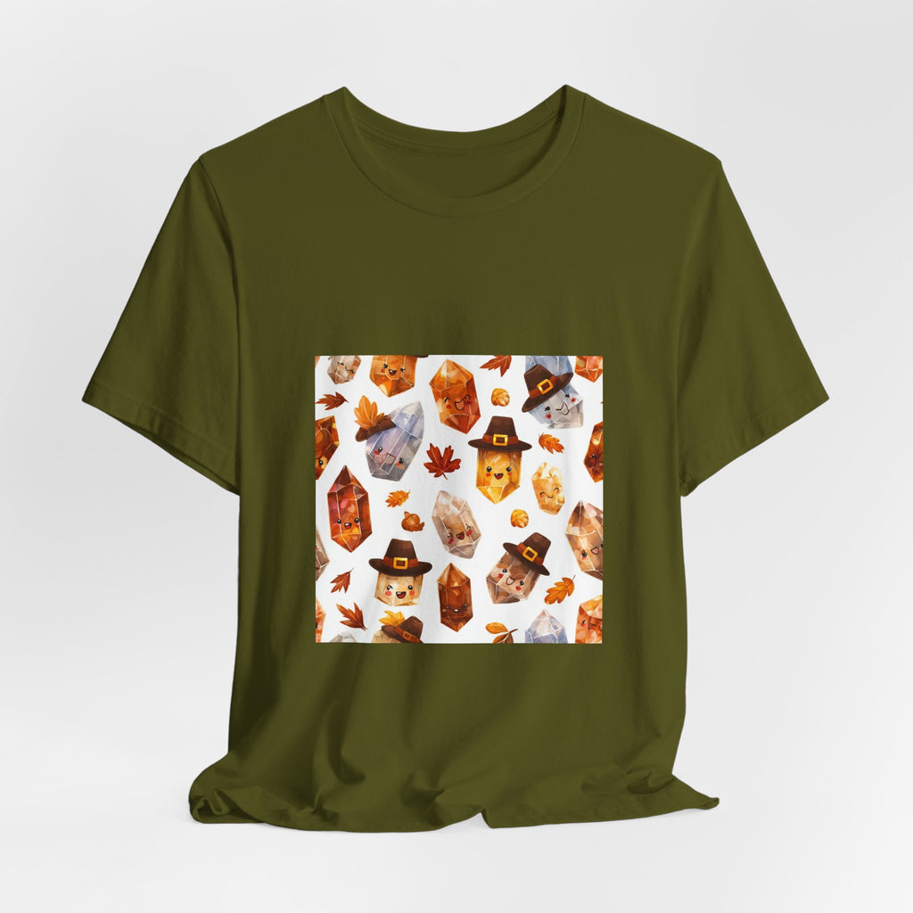 Thanksgiving Crystal Harvest T-Shirt | Greens