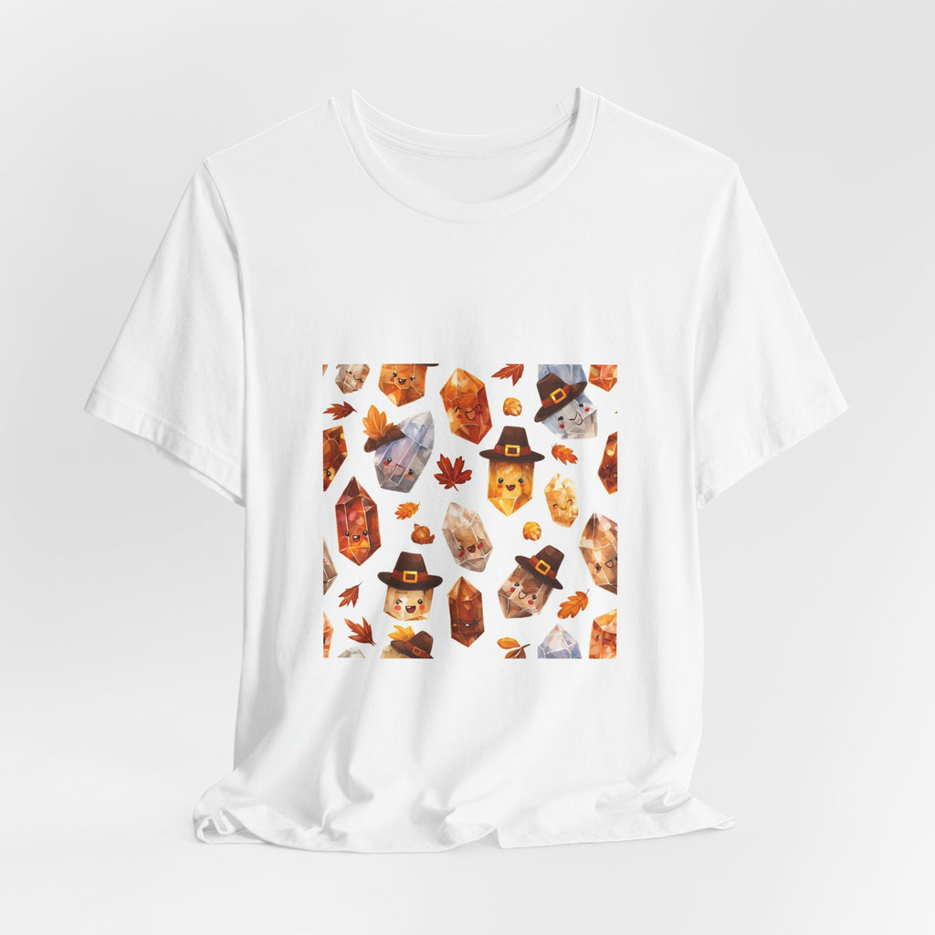 Thanksgiving Crystal Harvest T-Shirt | Light Neutrals