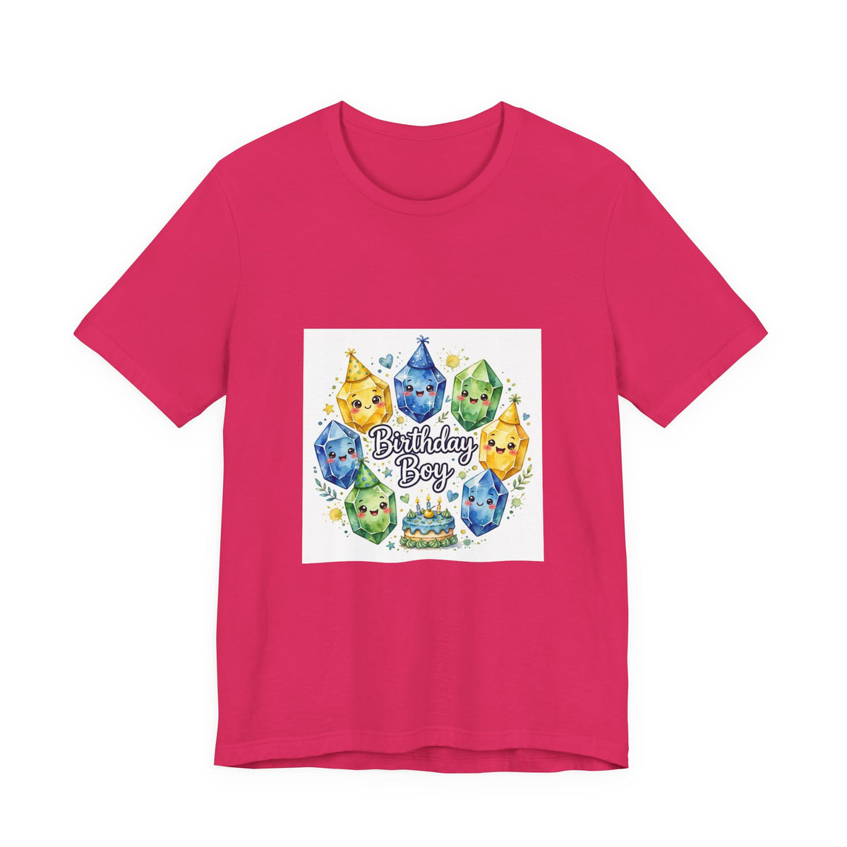 Birthday Boy Crystal Party T-Shirt | Pinks & Orchid