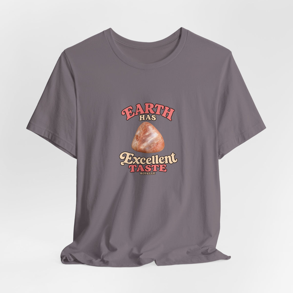 Earth Has Excellent Taste — Peach Moonstone Tee | Light Neutrals