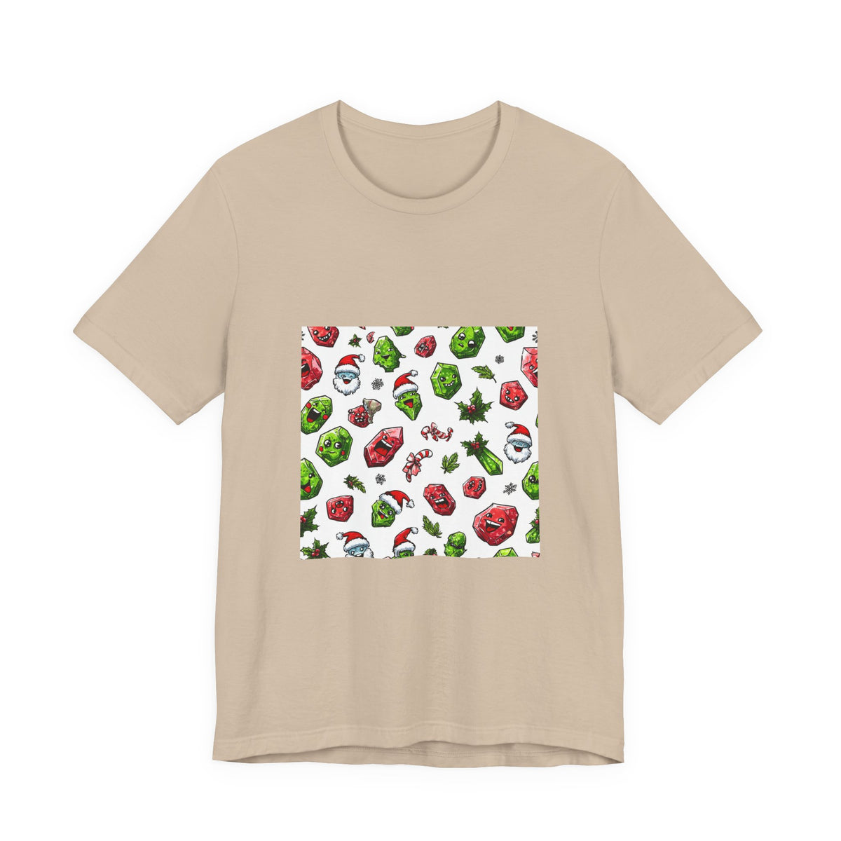 Christmas Crystal Cheer T-Shirt | Sandy Neutrals & Oranges