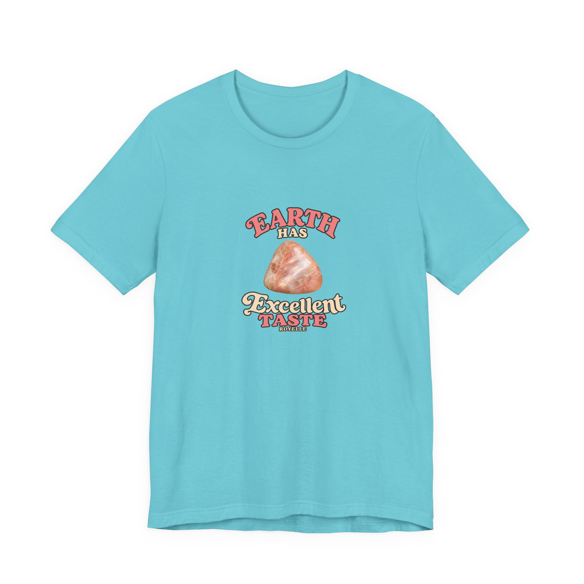 Earth Has Excellent Taste — Peach Moonstone Tee | Forest & Ocean