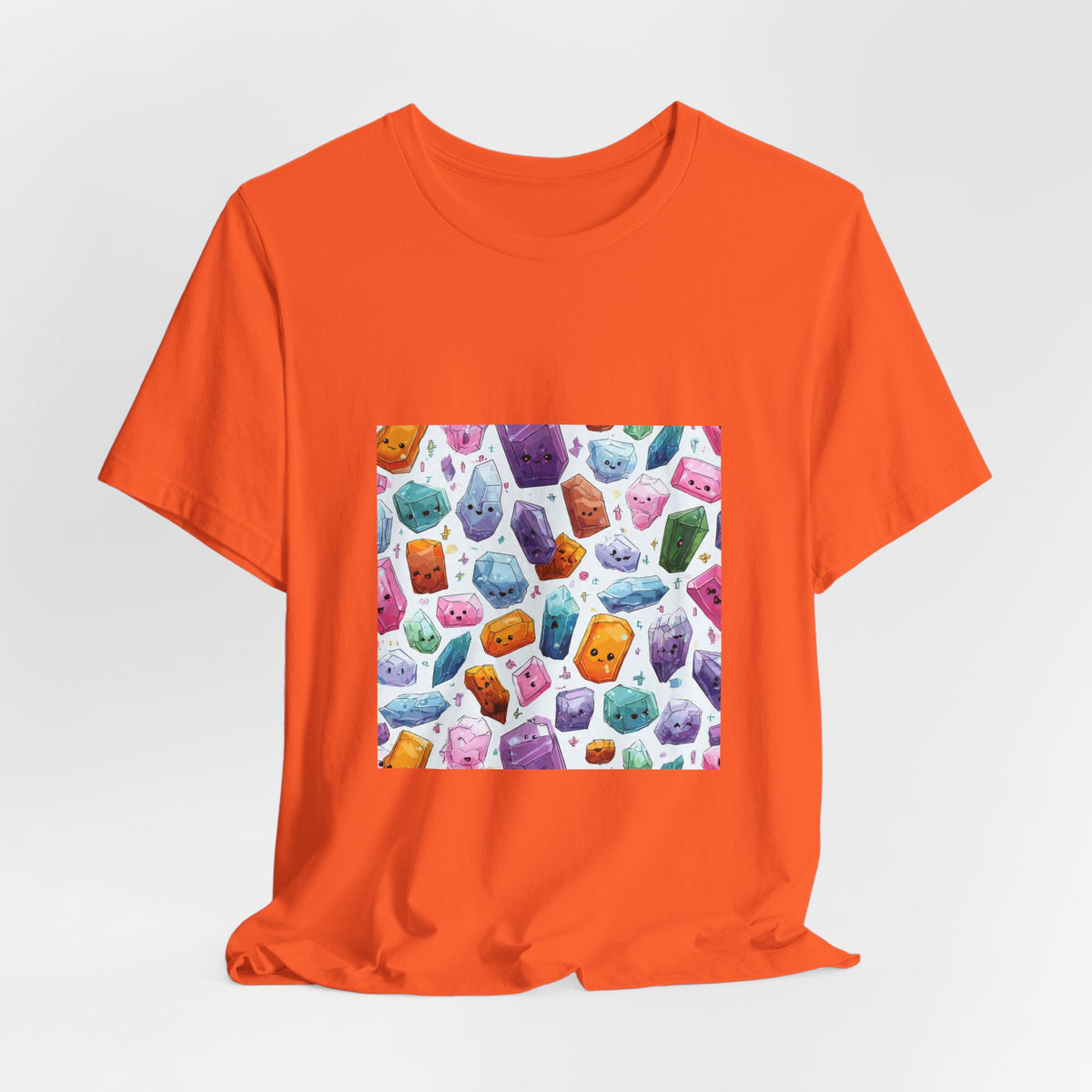 Pastel Crystal Friends T-Shirt | Sandy Neutrals & Oranges