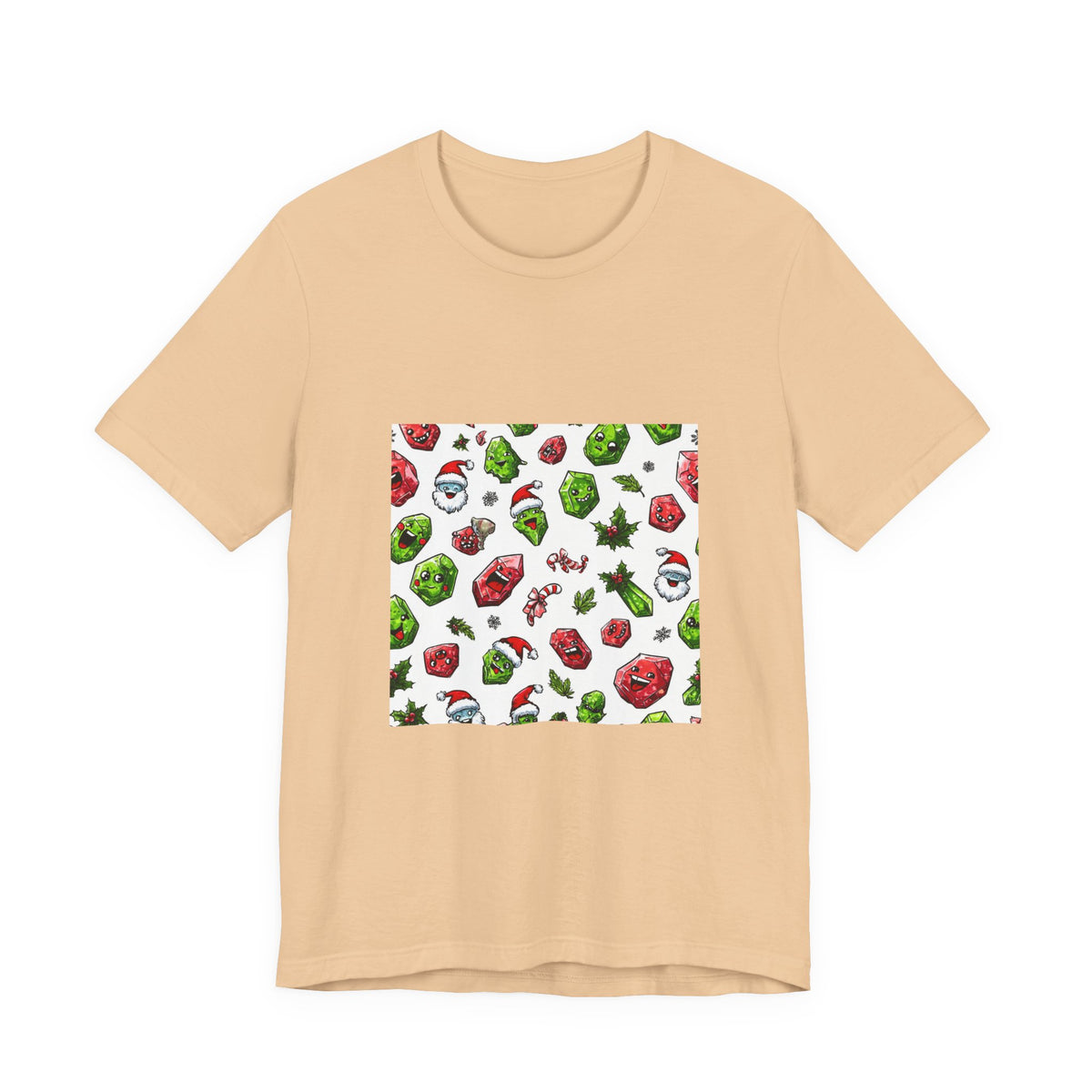 Christmas Crystal Cheer T-Shirt | Sandy Neutrals & Oranges
