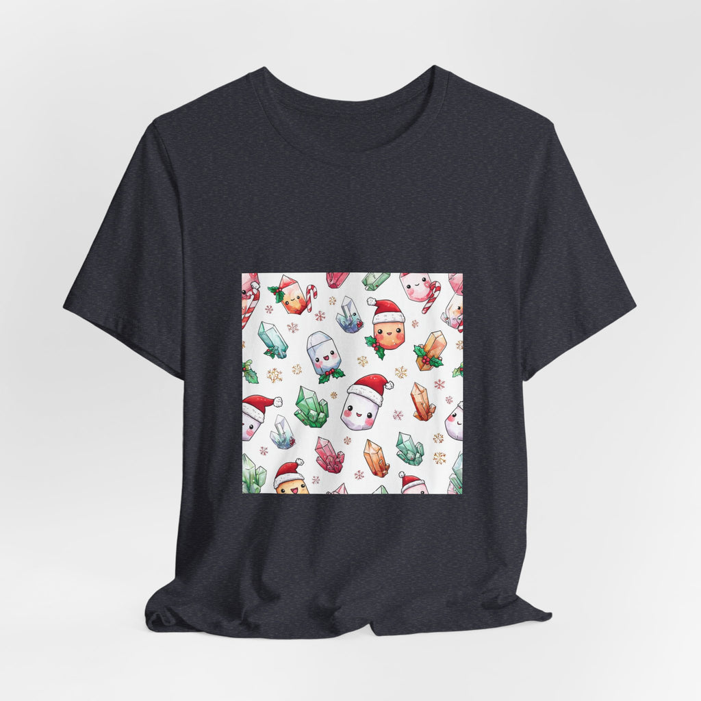 Pastel Christmas Crystal Friends T-Shirt | Royal, Navy & Purple