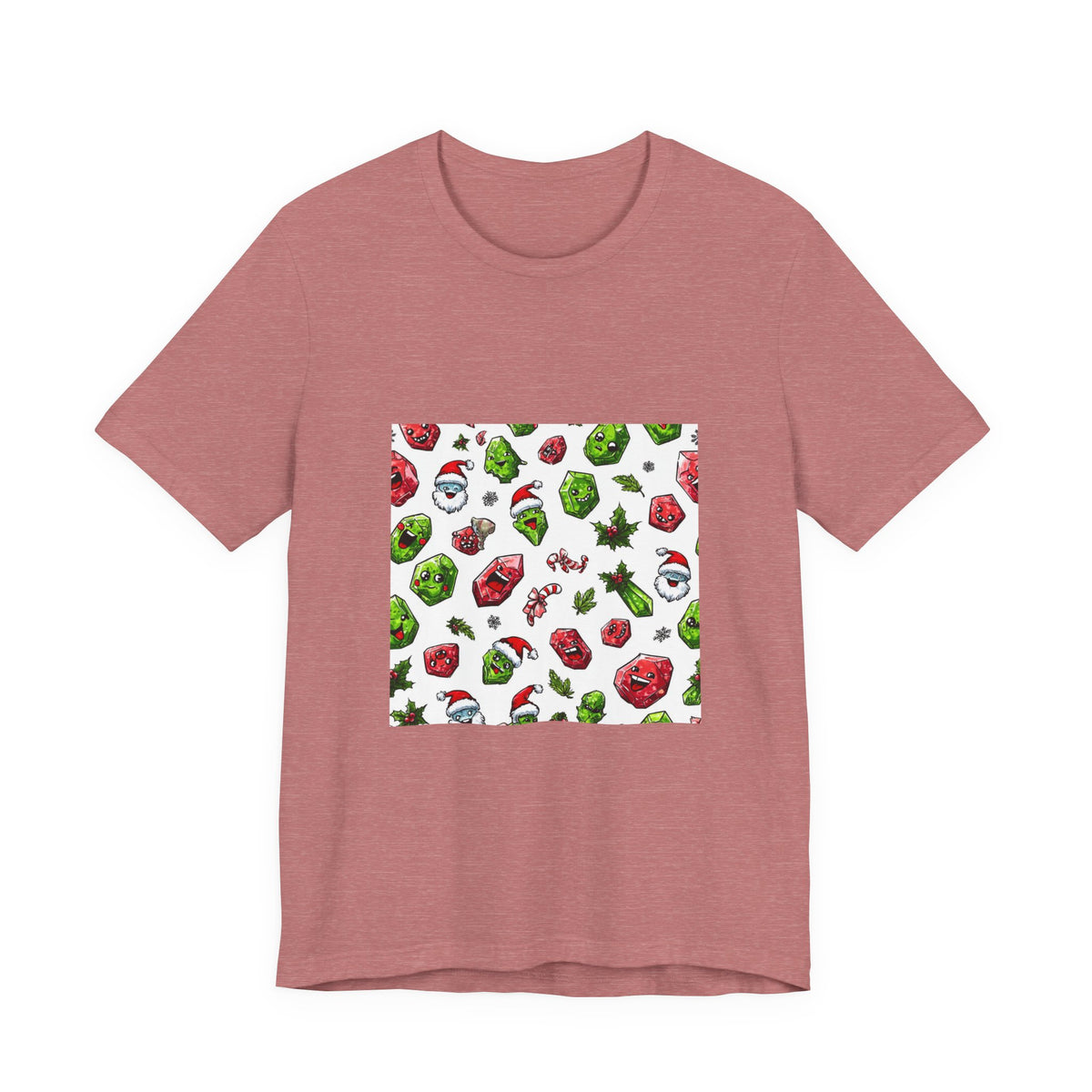 Christmas Crystal Cheer T-Shirt | Earthy Reds & Browns