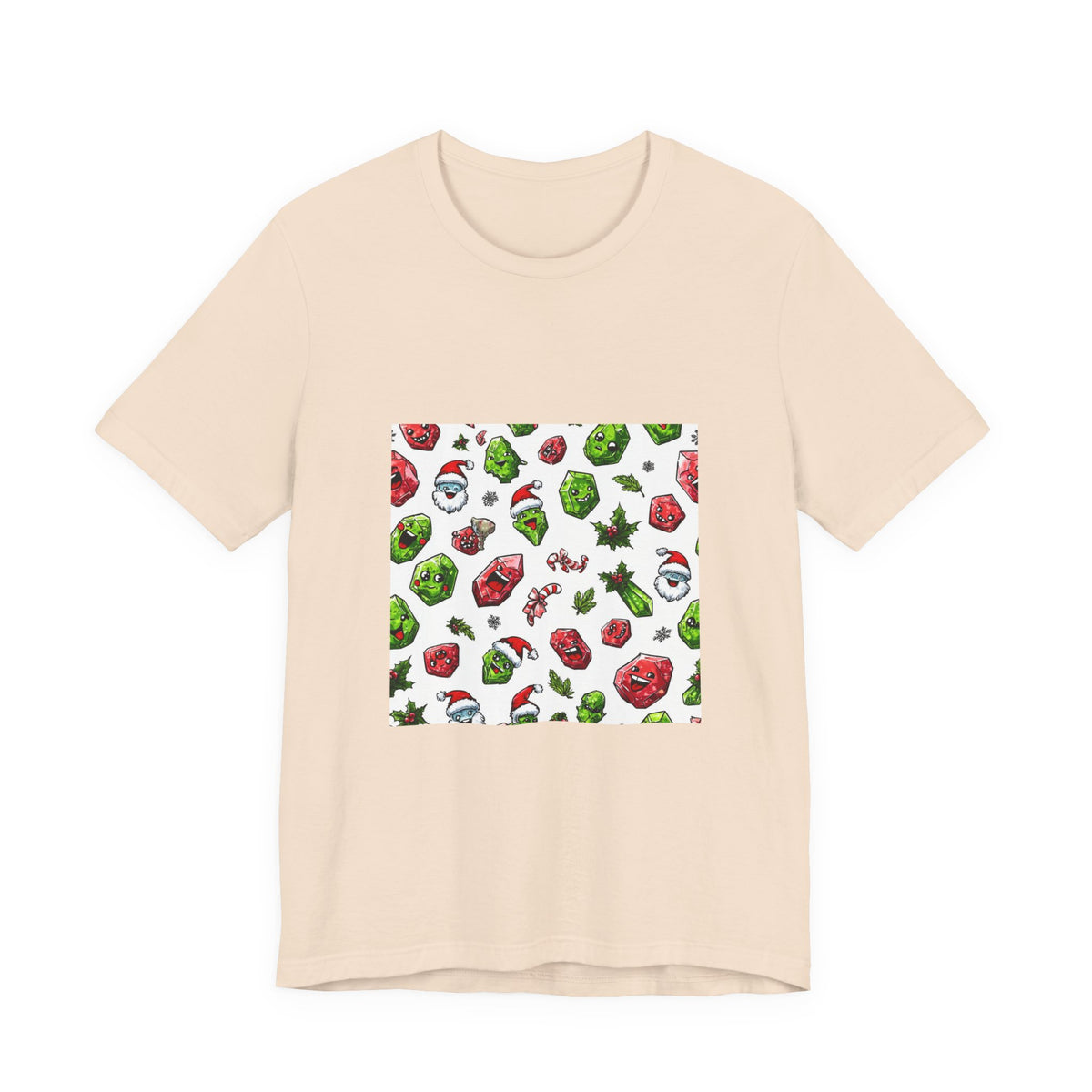 Christmas Crystal Cheer T-Shirt | Sandy Neutrals & Oranges