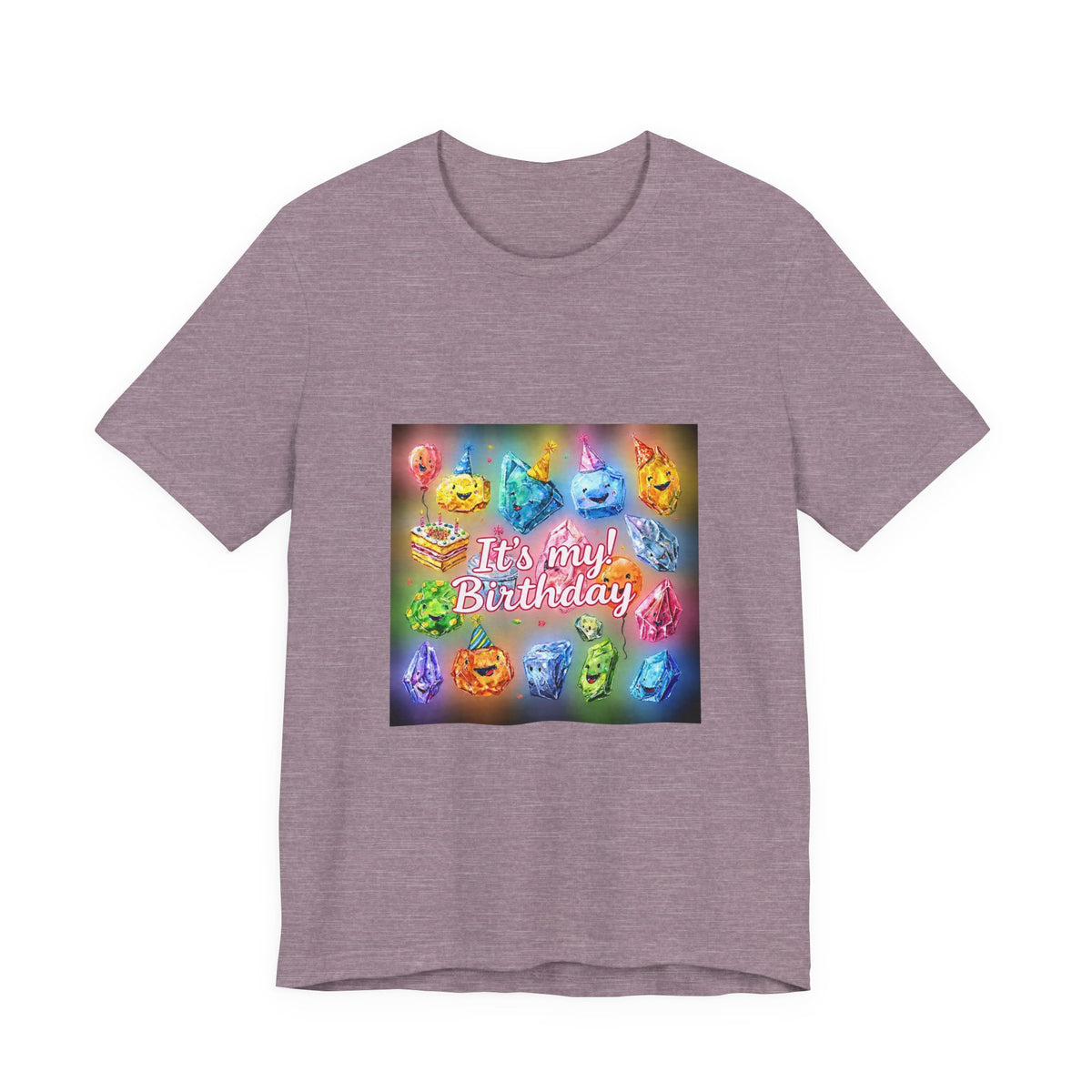 It's My Birthday Crystal Party T-Shirt | Royal, Navy & Purple