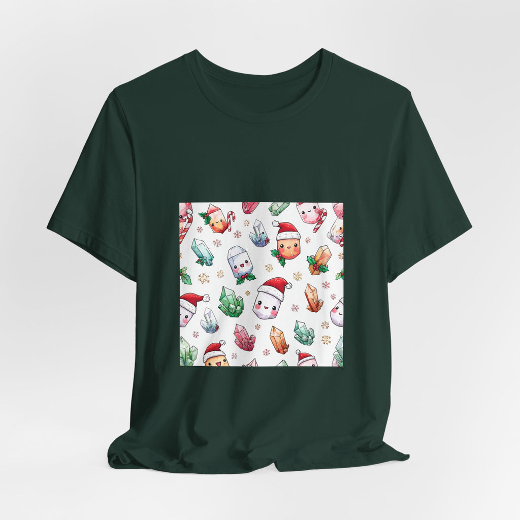Pastel Christmas Crystal Friends T-Shirt | Forest & Ocean