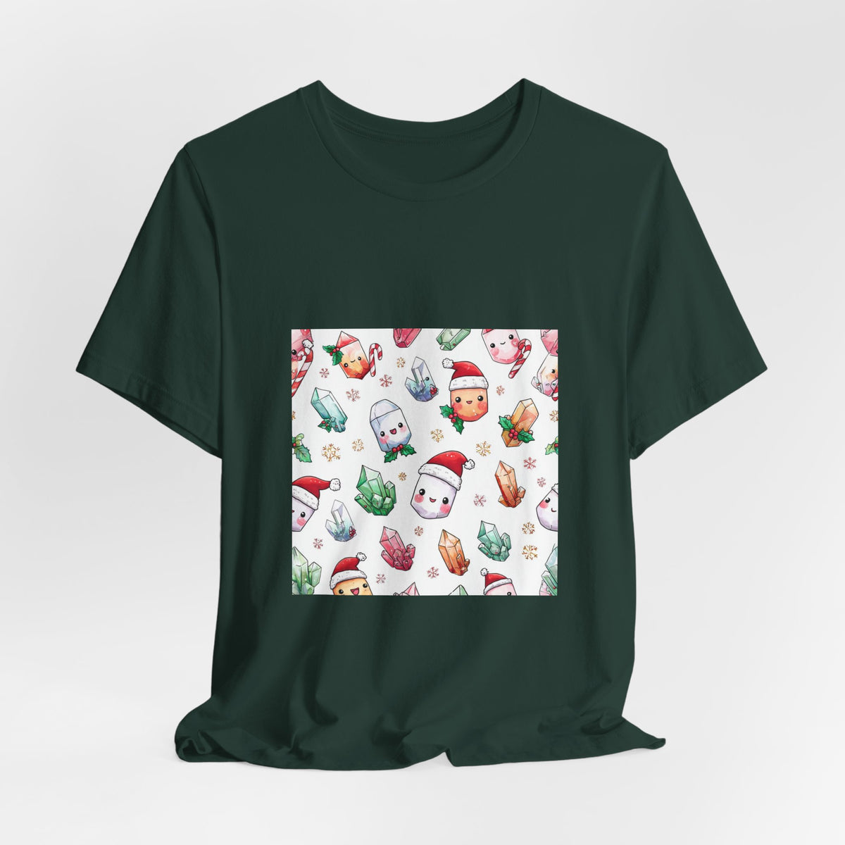 Pastel Christmas Crystal Friends T-Shirt | Forest & Ocean