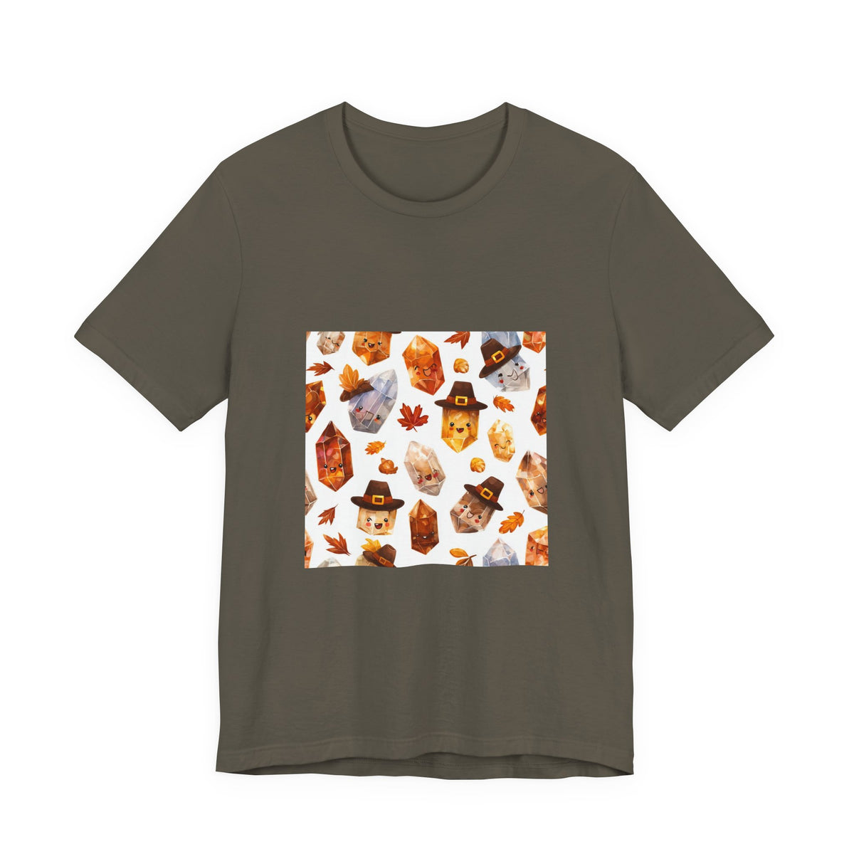 Thanksgiving Crystal Harvest T-Shirt | Greens