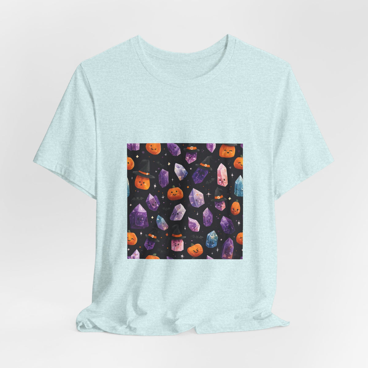 Halloween Crystal Party T-Shirt | Soft Blues