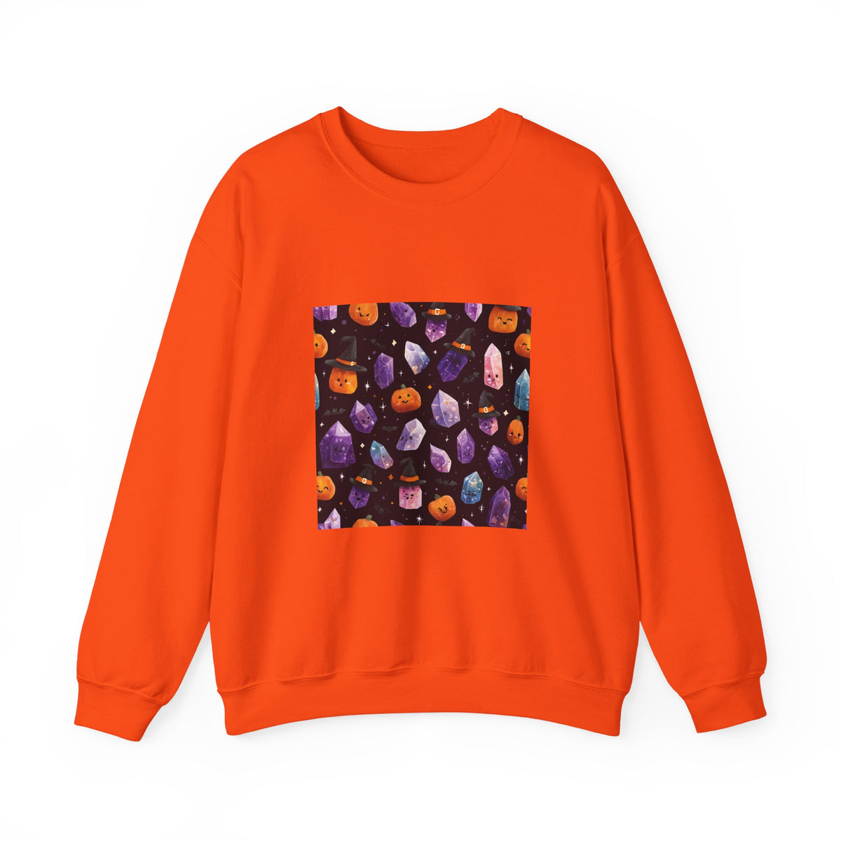 Halloween Crystal Party Crewneck | Earth Tones & Brights