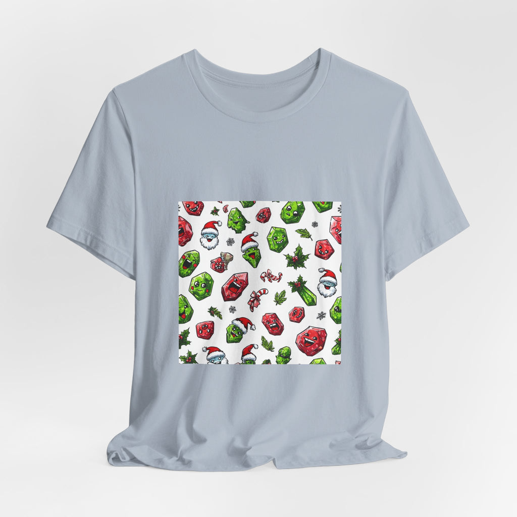 Christmas Crystal Cheer T-Shirt | Soft Blues