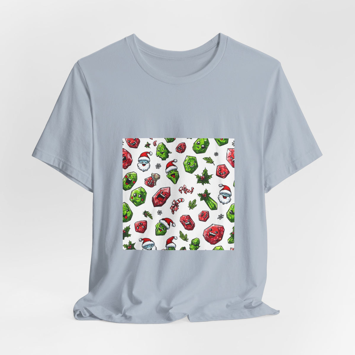 Christmas Crystal Cheer T-Shirt | Soft Blues