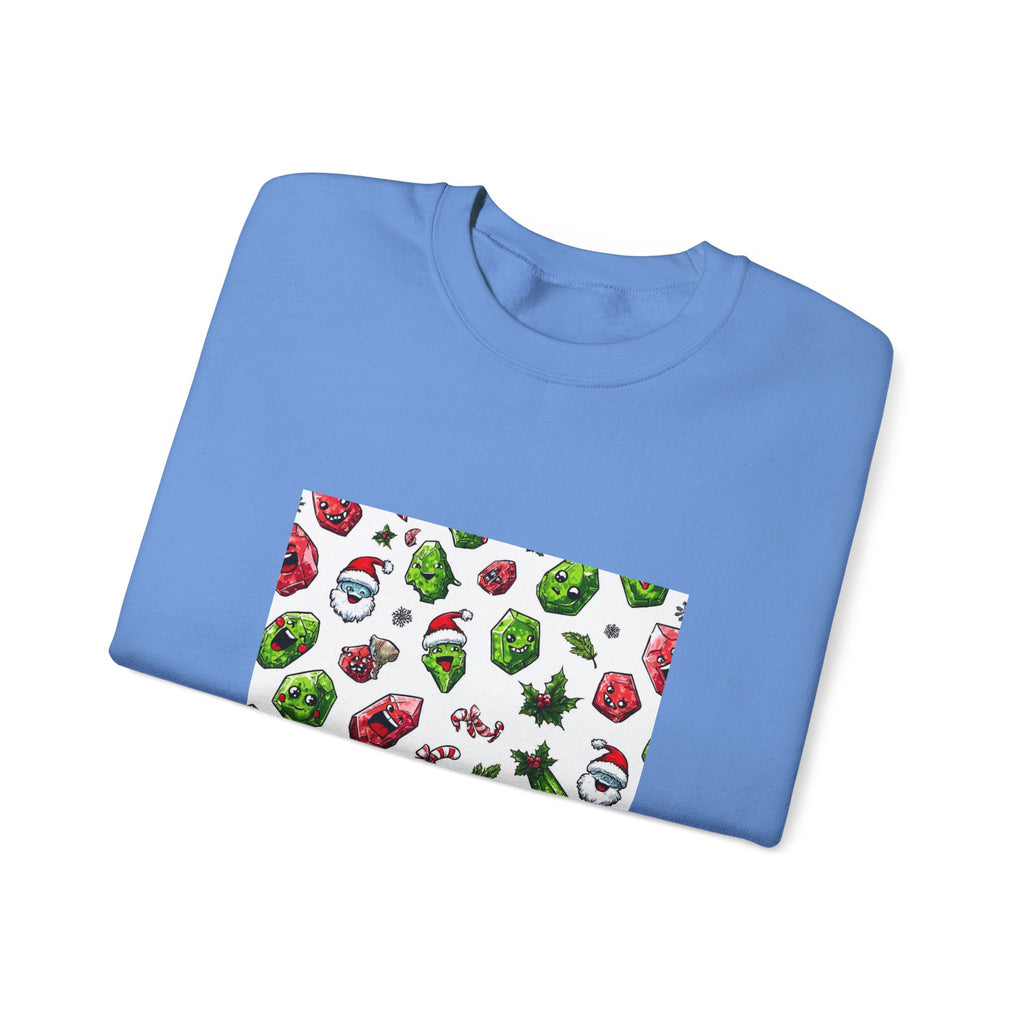 Christmas Crystal Cheer Crewneck | Blues, Purples & Pinks