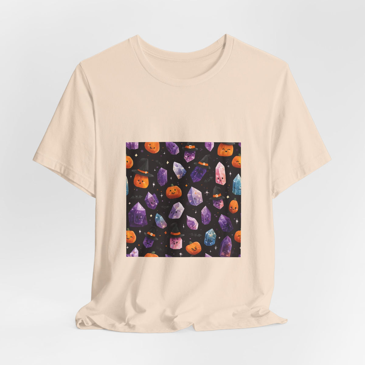 Halloween Crystal Party T-Shirt | Sandy Neutrals & Oranges