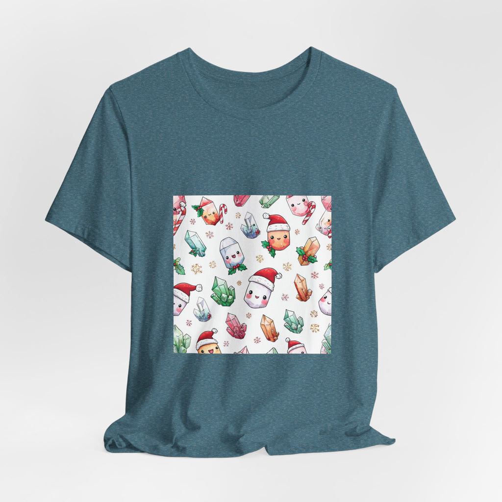 Pastel Christmas Crystal Friends T-Shirt | Forest & Ocean