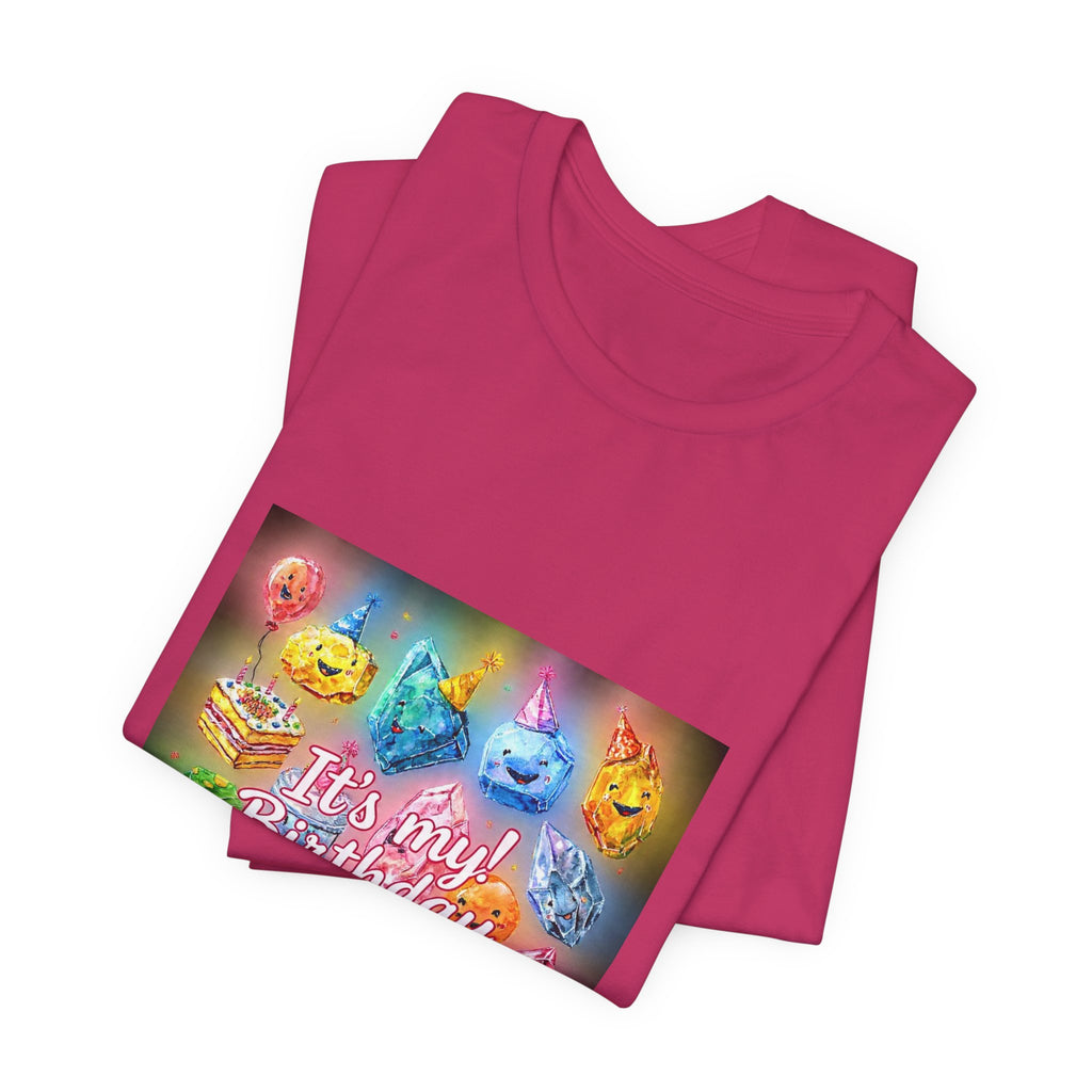 It's My Birthday Crystal Party T-Shirt | Pinks & Orchid