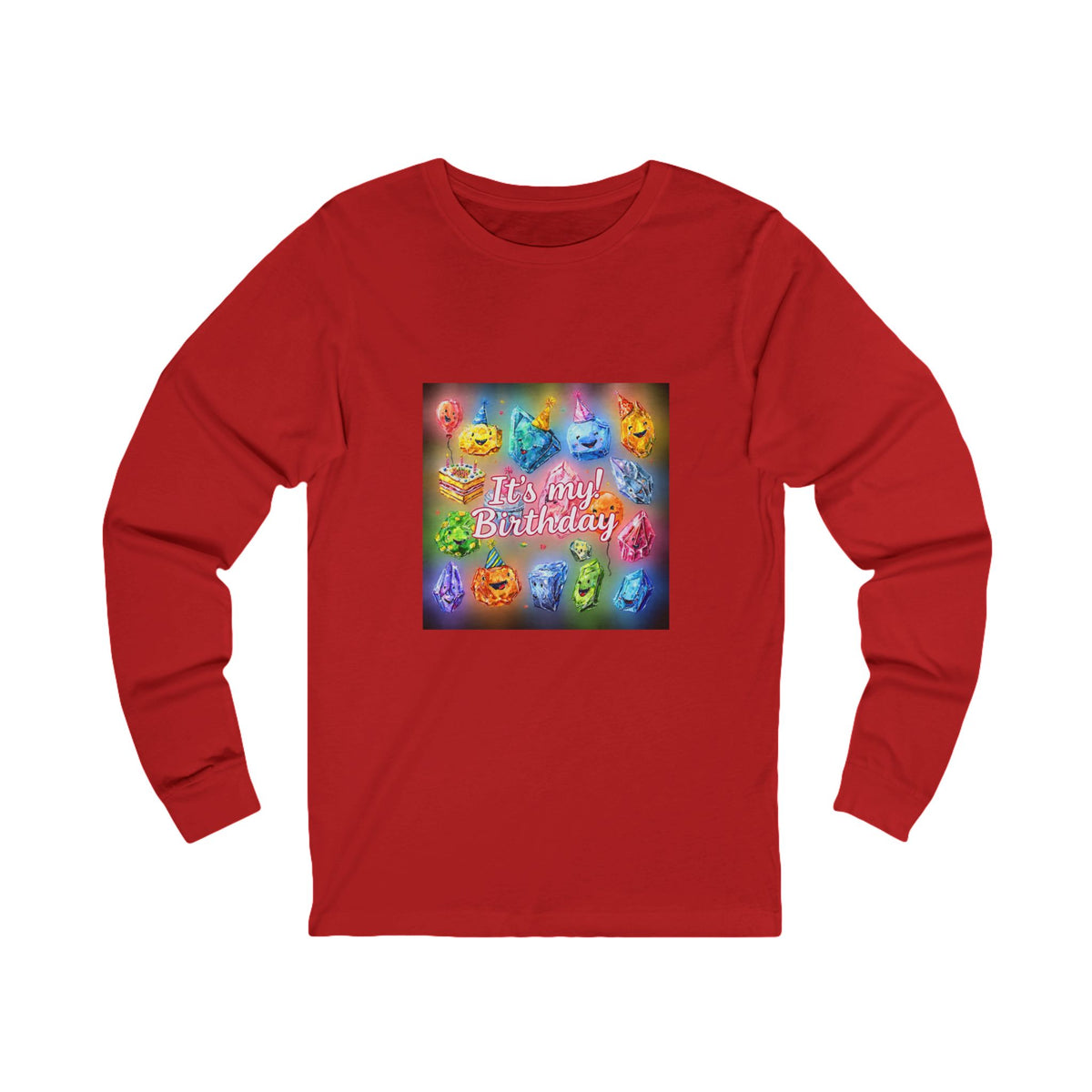 It's My Birthday Crystal Party Long Sleeve T-Shirt