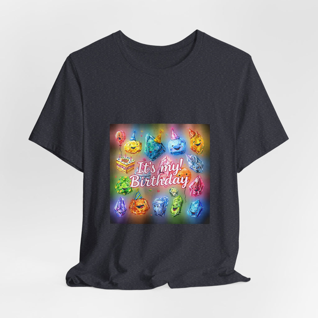 It's My Birthday Crystal Party T-Shirt | Royal, Navy & Purple