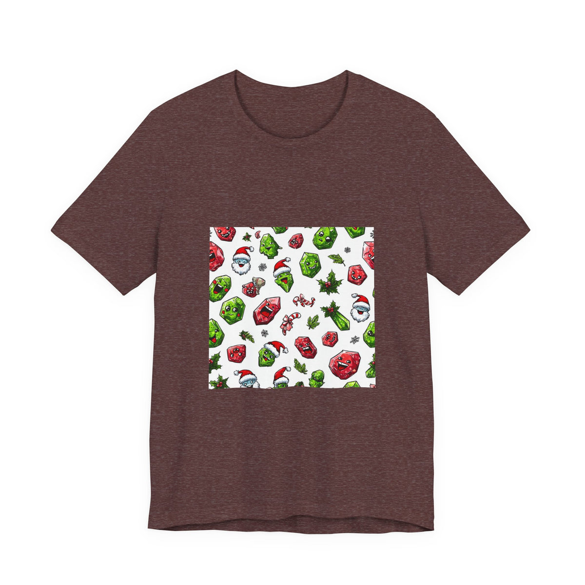 Christmas Crystal Cheer T-Shirt | Earthy Reds & Browns