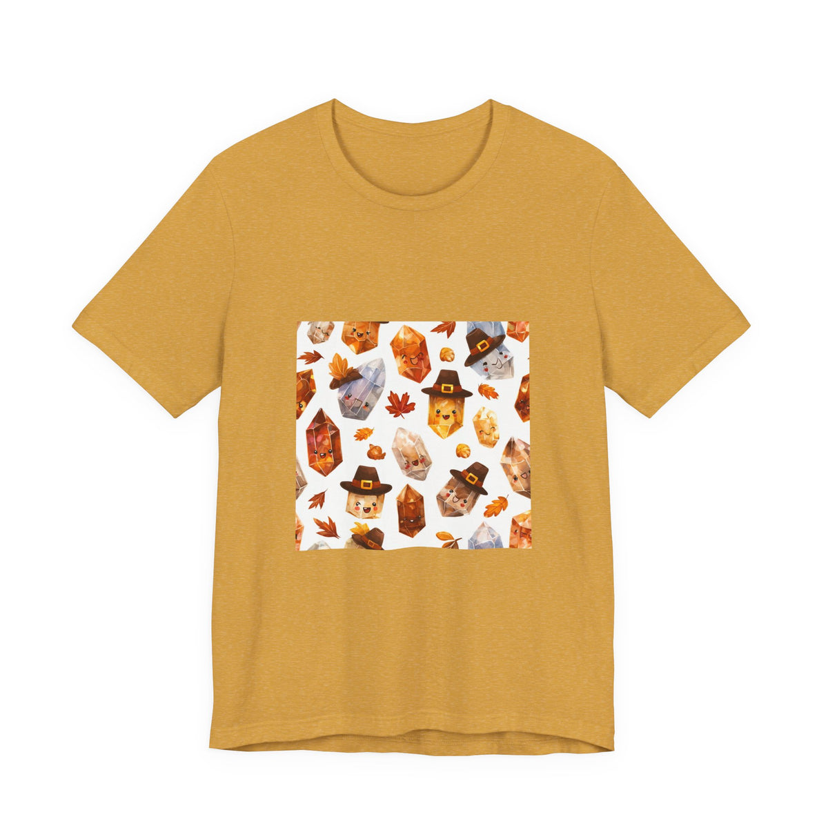 Thanksgiving Crystal Harvest T-Shirt | Golds, Mints & Teal