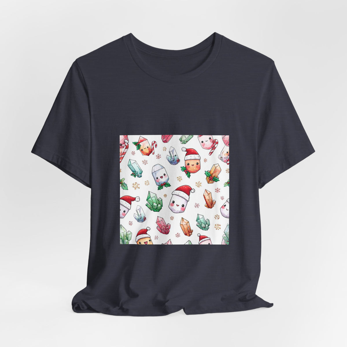 Pastel Christmas Crystal Friends T-Shirt | Royal, Navy & Purple