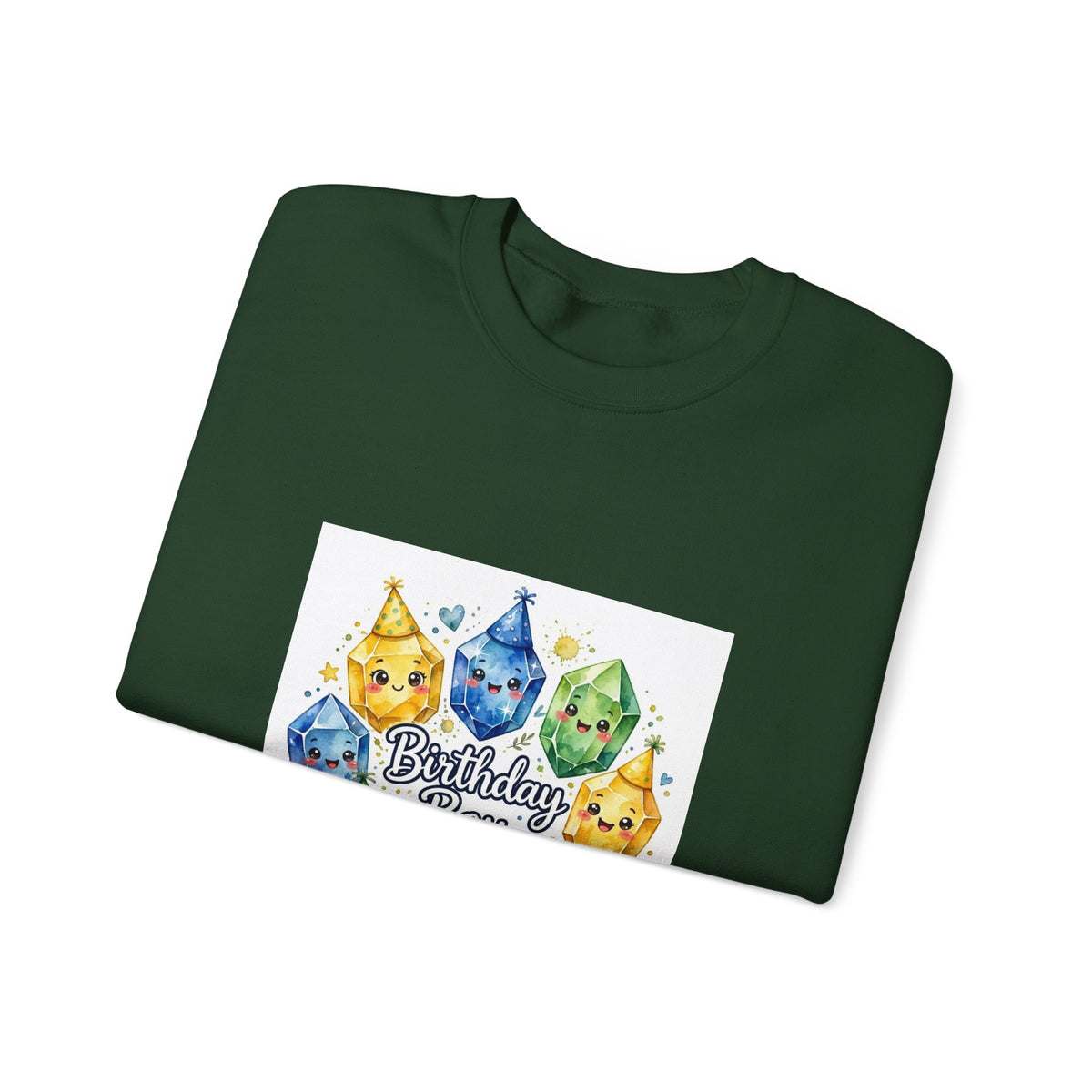 Birthday Boy Crystal Party Crewneck | Blues, Purples & Pinks