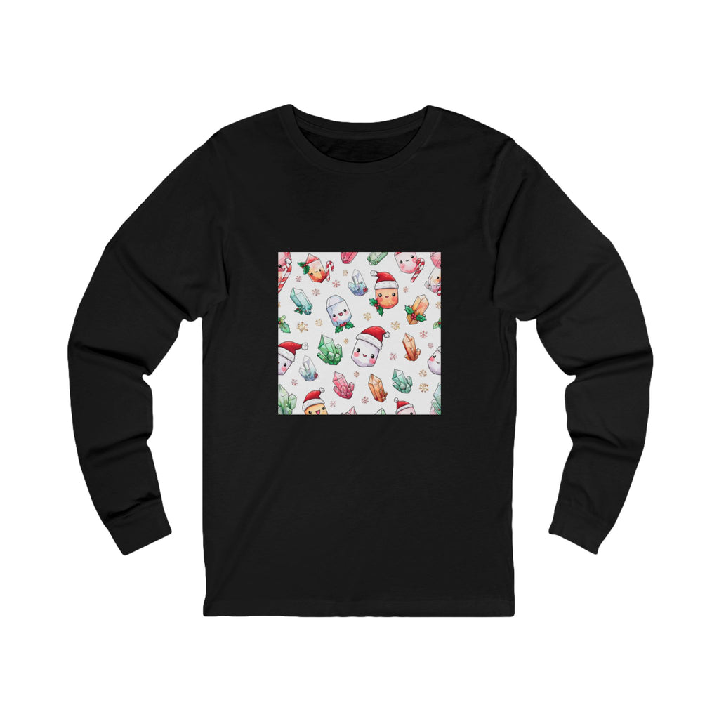 Pastel Christmas Crystal Friends Long Sleeve T-Shirt