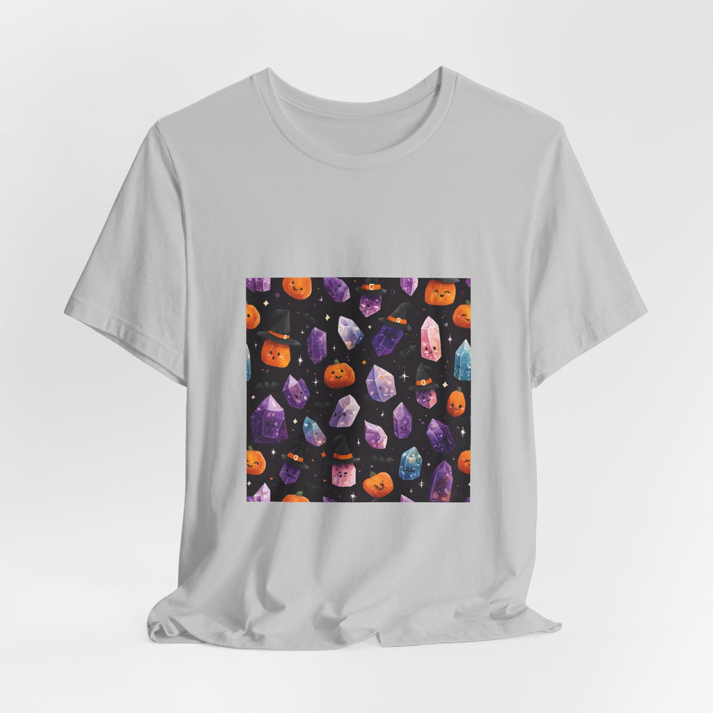 Halloween Crystal Party T-Shirt | Light Neutrals