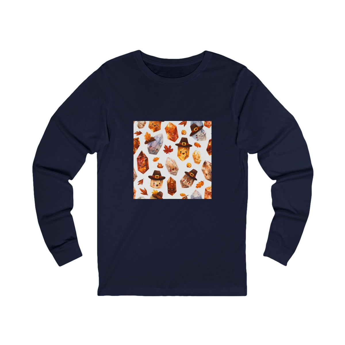 Thanksgiving Crystal Harvest Long Sleeve T-Shirt