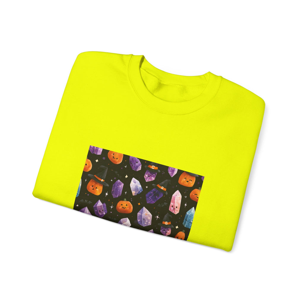 Halloween Crystal Party Crewneck | Earth Tones & Brights